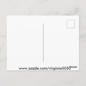 Bischoff - Rose (gelb) Postkarte (Rückseite)