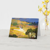 Bischoff - The Arroyo Seco, Pasadena, Karte (Gelbe Blume)