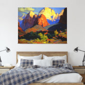 Bischoff - Zion Park Leinwanddruck (Insitu (Schlafzimmer))