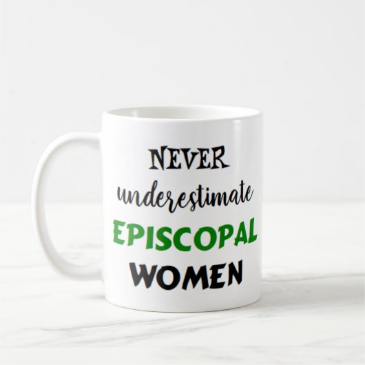 bischöfliche Frauen Kaffeetasse (Links)