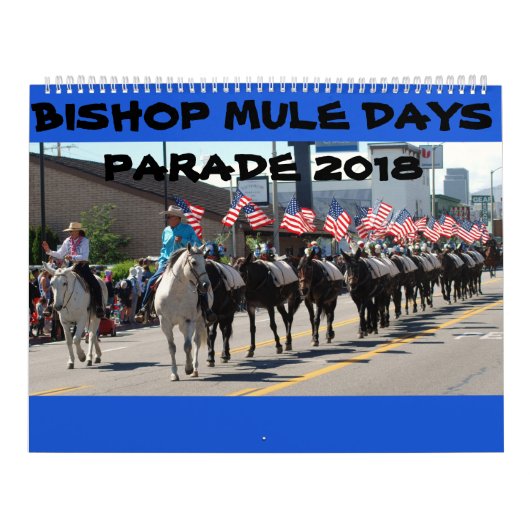 Bischofs-Maultier-Tagesparade von 2018 Kalender (Titelbild)