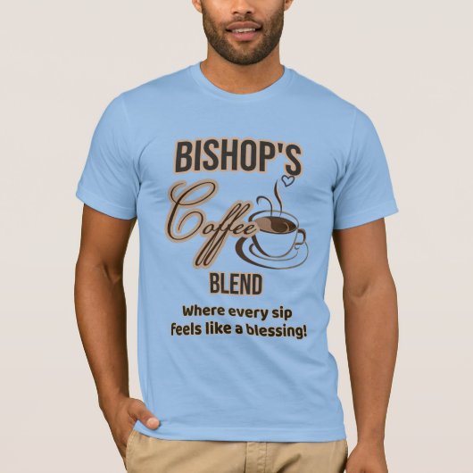Bischofskaffee-T - Shirt (transparent) (Vorderseite)