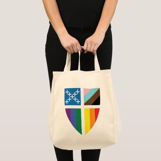 Bischofskirchliche Pride Shield-Tasche Tragetasche (Vorderseite (Produkt))