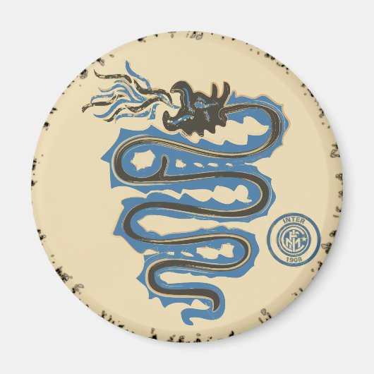 Biscione Nerazzurro Inter (Dragon) Magnet (Vorne)