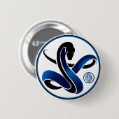 Biscione Nerazzurro Inter (Schlange Button) Button (Vorne & Hinten)