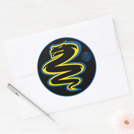 Biscione Nerazzurro Inter - schwarzer Aufkleber (Umschlag)