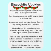 Biscochito New Mexico's official cookie recipe Magnet