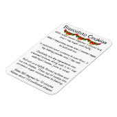 Biscochito New Mexico's official cookie recipe Magnet (Linke Seite)