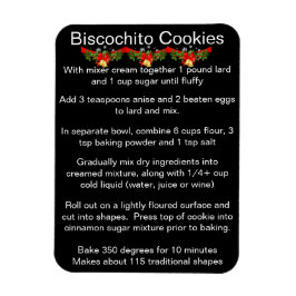 Biscochito New Mexicos offizielles Keksrezept Magnet