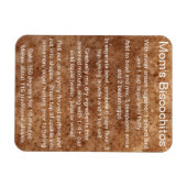 Biscochito New Mexico's offizielles Kochrezept Magnet (Horizontal)