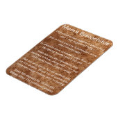 Biscochito New Mexico's offizielles Kochrezept Magnet (Linke Seite)