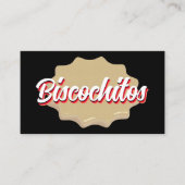 Biscochitos Visitenkarte (Vorderseite)