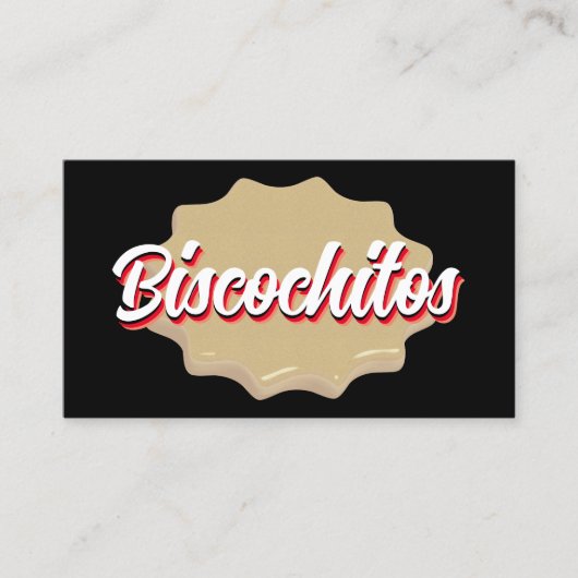 Biscochitos Visitenkarte (Vorderseite)