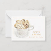 BISCOTTI 3.5x2.5 Geschäftskarte Mitteilungskarte (Vorderseite)