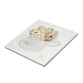 BISCOTTI 4,25" Keramik Tile + Initial Fliese (Seite)