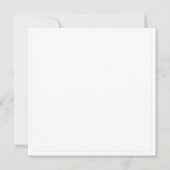 BISCOTTI 5,25" Square Flat Card Karte (Rückseite)
