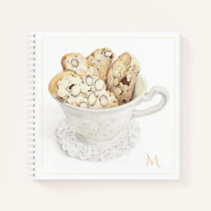 BISCOTTI 8,5"x8,5" Spiralblock + Initiale Notizblock