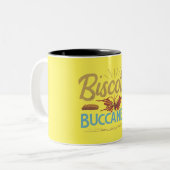 Biscotti Buccaneer. Zweifarbige Tasse (Vorderseite Links)