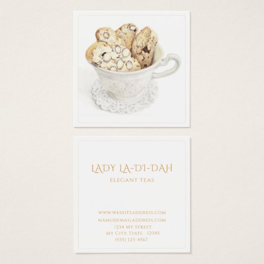BISCOTTI Business / Calling Card (Vorne & Hinten)