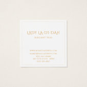 BISCOTTI Business / Calling Card (Rückseite)