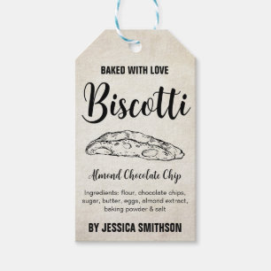 Biscotti Custom Maßgeschneiderte Bezeichnung BIS00 Geschenkanhänger