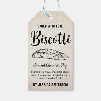 Biscotti Custom Maßgeschneiderte Bezeichnung BIS00 Geschenkanhänger