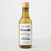 Biscotti Custom Maßgeschneiderte Etikette BIS003tr Weinetikett (Vorderseite)