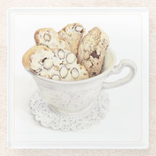 BISCOTTI Glasgetränk Coaster Glasuntersetzer (Vorderseite)