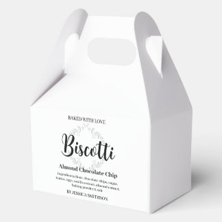 Biscotti Personalisiert Selbstgemacht Etikett CK00 Geschenkschachtel