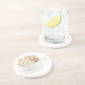 BISCOTTI Round Sandstone Untersetzer (Seite)