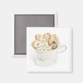 BISCOTTI Square Magnet (Vorderseite/Rückseite)