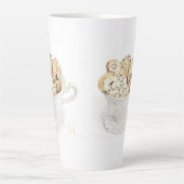 BISCOTTI Tall Latte Tasse + Initial (Vorderseite)