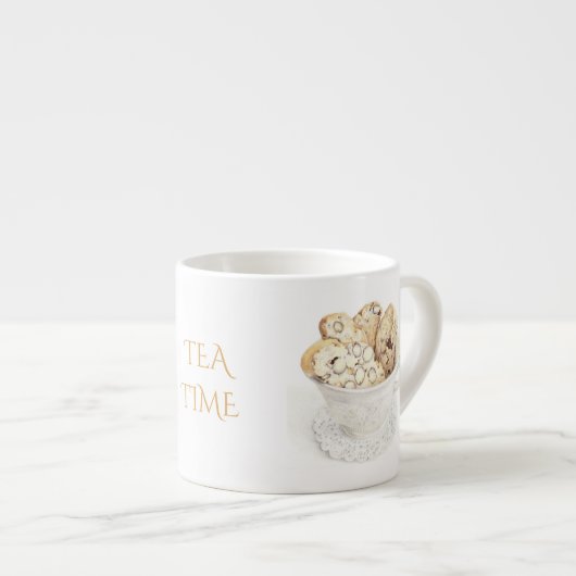 BISCOTTI "TEA TIME" Espresso Cup Espressotasse (Vorderseite Rechts)