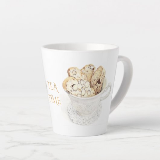 BISCOTTI "TEA TIME" Latte Tasse (Rechte Ecke)