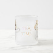 BISCOTTI "TEA TIME" Mattierte Tasse aus Glas (Mittel)