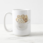 BISCOTTI "TEA TIME" Weiße große Tasse (Links)