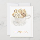 BISCOTTI Vielen Dank für Ihre 4.5x6.25 Flachkarte Dankeskarte (Vorderseite)