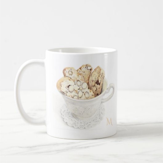 BISCOTTI Weiße Tasse + Ursprüngliche (Links)