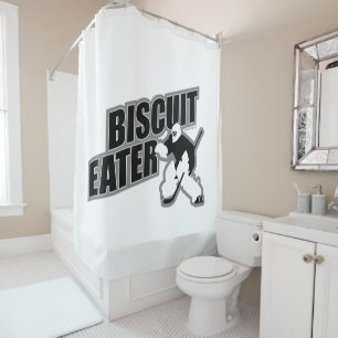 Biscuit Eater (Hockey Goalie) Duschvorhang