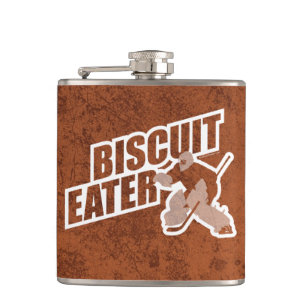 Biscuit Eater (Hockey Goalie) Flask Flachmann