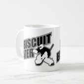 Biscuit Eater (Hockey Goalie) Tasse Kaffee (Vorderseite Links)