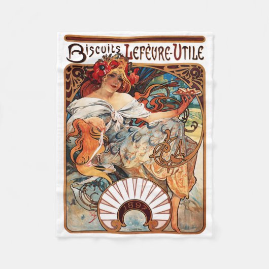 Biscuit, Mucha Fleecedecke (Vorderseite)