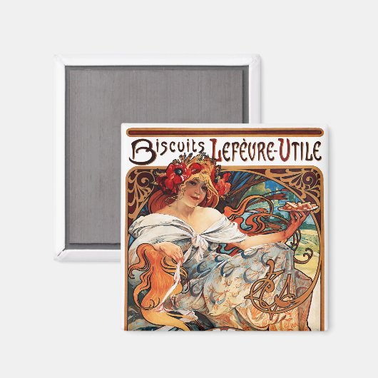 Biscuit, Mucha Magnet (Vorderseite/Rückseite)