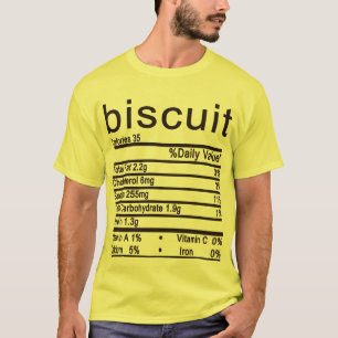 Biscuit Nutrition Facts Funny Erntedank T-Shirt