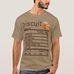 Biscuit Nutrition Facts Funny Erntedank T-Shirt