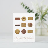 Biscuit Postkarte (Stehend Vorderseite)