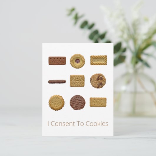 Biscuit Postkarte (Stehend Vorderseite)