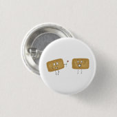 Biscuit-Thema, süße Kekse Button (Vorne & Hinten)