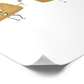 Biscuit-Thema, süße Kekse Poster (Ecke)