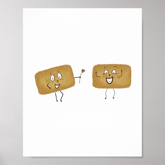 Biscuit-Thema, süße Kekse Poster (Vorne)
